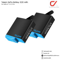 ราคา Telesin GoPro Rechargeable Battery for GoPro Hero 8 7 6 5 แบตโกโปร 2ก้อน (12543918)