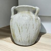 ราคา Lanna Pottery Flowerpot กระถางโอ่งกินเผาโบราณมีหู 4 หู ขนาด 32 x 36 cm. สีเหลือง (12721247)