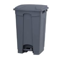 ราคา Horecat ถังขยะทรงเหลี่ยมแบบเปิด-ปิดด้วยเท้าเหยียบ ขนาด 45ลิตร ถังขยะพลาสติกมีหูจับ สีเทา (12718609)