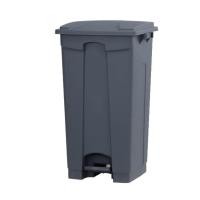 ราคา Horecat ถังขยะทรงเหลี่ยมแบบเปิด-ปิดด้วยเท้าเหยียบ ขนาด 55ลิตร ถังขยะพลาสติกมีหูจับ สีเทา (12718994)