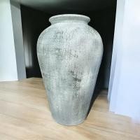 ราคา Lanna Pottery Vase แจกันดินเผาทรงไหเรียบสูง ขนาด 26 x 44 cm. สีเขียว (12721285)