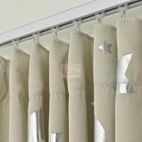 ราคา KACEE ผ้าม่าน ผ้าม่านสำเร็จรูป ผ้าม่านห่วงตาไก่ ผ้ากันแสง UV ผ้าม่านเนื้อหนาไม่อมฝุ่น ผ้าทึบแสง98% รุ่น NICE1000 ครีม 130 x 110 ซม (10625140)