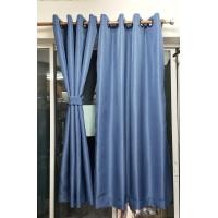 ราคา Zeal Angel Curtain ผ้าม่าน กันแสงUV95% รุ่นซิลกี้ ผ้าโพลีเอสเตอร์ ก.130*ส.230ซม. สีกรมน้ำเงิน (10766067)