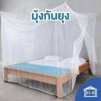 ราคา home best มุ้งกันยุง มุ้งแขวน 5x6 ฟุต สีขาว mosquito net มุ้ง มุ้งห้องนอน เกรดเอ (12143334)