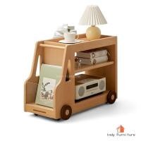 ราคา INDY FURNISH ชั้นวางประสงค์ ไม้ยางพารา รุ่น KIKU สีธรรมชาติ (12502060)