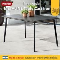 ราคา Jadbaan Set โต๊ะ+เก้าอี้สนามกลางแจ้ง ในสวนนอกบ้าน พลาสติกพรีเมี่ยม METALINE CAST IRON จากยุโรป กันแดดฝน Keter โต๊ะ 1 ตัว (12224977)