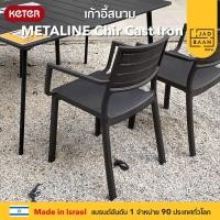 ราคา Jadbaan Set โต๊ะ+เก้าอี้สนามกลางแจ้ง ในสวนนอกบ้าน พลาสติกพรีเมี่ยม METALINE CAST IRON จากยุโรป กันแดดฝน Keter โต๊ะ+เก้าอี้ 4 ตัว (12224978)