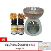 ราคา SenOdos ชุดเตาเผา น้ำมันหอม อโรม่า กลิ่นหอมสะอาดบริสุทธิ์ (Holy Woodsy) 10 ml x 2 กลิ่น กำยาน/มดยอบ Holy Woodsy 10 ml x 2 กลิ่น กำยาน/มดยอบ (10434885)
