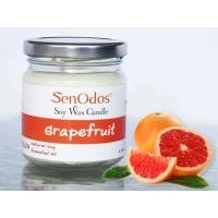 ราคา SenOdos เทียนหอม อโรม่า เทียนหอมสปา Grapefruit Scented Soy Candle Aroma 190 g. -กลิ่นเกรปฟรุ้ต Grapefruit (10436888)