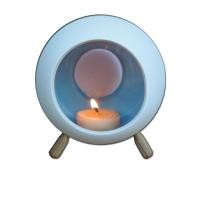 ราคา SenOdos เชิงเทียน ที่วางเทียนหอม อโรม่า เซรามิค รูปทรงกลม (สีฟ้า) Round Shape Blue (10437004)