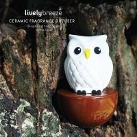 ราคา LIVELY BREEZE ชุดเครื่องหอมอโรม่าเซรามิก รูปนกฮูก พร้อมที่รองแก้วเซรามิก นกฮูก สุ่ม 30 ml. (10612038)