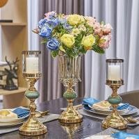 ราคา CT031E003 DECHOME ดอกไม้ประดิษฐ์พร้อม แจกัน แจกัน เชิงเทียน ดอกไม้ปลอมเหมือนจริง แจกันดอกไม้ปลอม flower vase 18 (10602404)