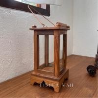 ราคา Fisher Man ตะเกียงไม้ ตะเกียงไฟโบราณ ขนาด13 x 13 x 25 Cm ตะเกียงสีเนื้อไม้ (10646680)