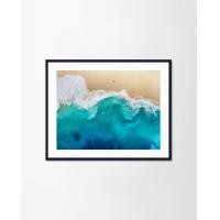 ราคา PENNELLO รูปภาพแต่งบ้านใส่กรอบพร้อมแขวน Nusa Penida Island, Indonesia. Light Wood XXL (75x100CM) Mount (10688867)