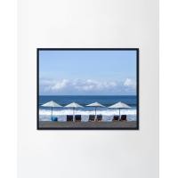 ราคา PENNELLO รูปภาพแต่งบ้านใส่กรอบพร้อมแขวน - Ocean Coast ขนาด BlackM (40x50CM)No Mountฃ Light WoodS (30x35CM)No Mount (10668298)