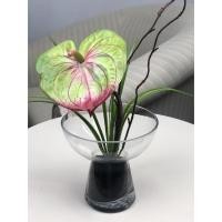 ราคา Oriental Fine Art ดอกหน้าวัวจัดพร้อมพานแก้ว สุดชิค ดอกไม้ปลอมแต่งบ้านสุดชิค (10796416)