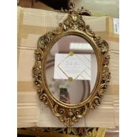 ราคา Anchisaalloy กระจกอัลลอยด์ พร้อมที่แขวนผนัง รวมกระจกพร้อมใช้งาน สีทอง (10792394)