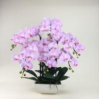 ราคา Oriental Fine Art แจกันดอกไม้ประดิษฐ์ใหญ่ - กระถางขาว ดอกม่วง (10795961)