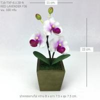 ราคา Oriental Fine Art กระถางกล้วยไม้ประดิษฐ์เล็ก แจกันดอกไม้ปลอม แจกันดอกไม้ปลอมมินิมอล (10802254)