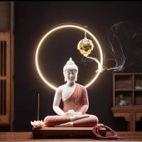 ราคา INTERY HAOYUN โคมไฟพระพุทธรูป พระพุทธรูป พระพุทธรูปปางสมาธิ โคมไฟLed CT125B084 5 Set D (11001240)