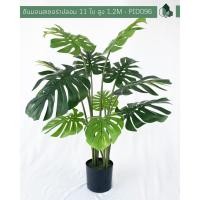 ราคา Pimarn ต้นมอนสเตอร่าปลอม 11 ใบ สูง 1.2 เมตร (10975429)