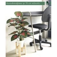 ราคา Pimarn ต้นไม้มงคลปลอมพร้อมกระถาง ต้นบอนสีเศรษฐีปลอม สูง 70 CM กระถางสีขาว ไม่ต้องการหิน เพิ่มขาตั้งไม้ (10974954)