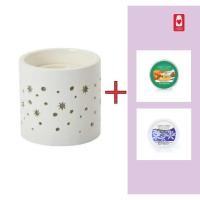 ราคา Yankee Candle เครื่องอุ่นเทียนหอมชนิดถ้วยและเทียนหอมชนิดถ้วย2ชิ้น เซ็ท1 (12062825)