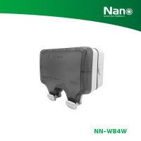 ราคา NANO กล่องเต้ารับเสียบปลั๊กชนิดกันน้ำกันฝุ่น IP66 ชนิด 2 เต้ารับ (1 ชิ้น/กล่อง) รุ่น NN-WB4W 2 เต้ารับ NN-WB4W (12082297)