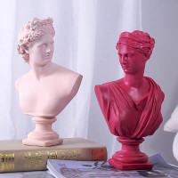 ราคา MY DOLLS HOUSE Greek God Statue Sculpture รูปปั้นเทพกรีก เทพีกรีก Goddess PINK (12145244)