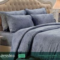 ราคา JESSICA Tencel ชุดเครื่องนอน ผ้าปูที่นอน ผ้าห่มนวม 500 เส้นด้าย พิมพ์ลาย T845 ชุด 5 ฟุต 5 ชิ้น (12281913)