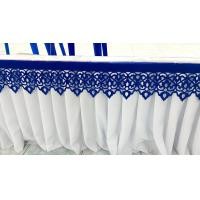 ราคา BUA BHAT ผ้าตอกกลายล้านนา ผ้าสำหรับตกแต่งหน้าร้านค้า ลายมะกอก 20x400 ซม./วัสดุ ผ้าโทเร ใช้ซ้ำได้ สีน้ำเงิน (12387161)