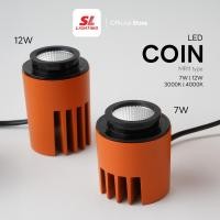 ราคา SL LIGHTING | LEDCOIN MR11 7W,12W หลอดไฟ LED คุณภาพสูง มีให้เลือก 2 วัตต์ 2 แสง 7W 3000K (12512772)