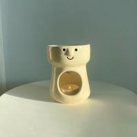 ราคา latisha.official เตาน้ำมันหอมระเหยเซรามิค AB-06 สีครีม (12675735)