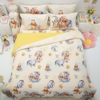 ราคา TULIP Delight Digital Print ชุดเครื่องนอน ผ้าปูที่นอน ผ้าห่มนวม พิมพ์ลาย DLD025 ชุด 5 ฟุต 6 ชิ้น (12702073)