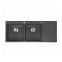 ราคา TECNOGAS ซิงค์ฝัง 2 หลุม 1 ที่พัก TNP 1205022 BLACK (12724011)