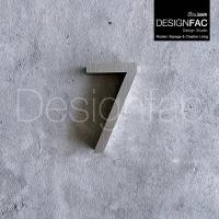 ราคา Designfac (ดีไซน์แฟค) ,ป้ายบ้านเลขที่ตัวเลขสแตนเลส เลข 0-9 / ม. M. สูง 8 cm หนา1.5cm ทนแดดทนฝนไม่เป็นสนิม เลข 7 8cm สีเงินด้านแฮลาย (10373954)