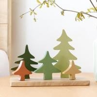 ราคา Minimalla_Zone โมเดลไม้ต้นคริสต์มาส แฮนเมดทำจากไม้แท้ สำหรับตกแต่งบ้าน สไตล์มินิมอล (10903275)