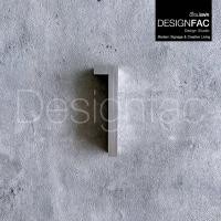 ราคา Designfac (ดีไซน์แฟค) ,ป้ายบ้านเลขที่ตัวเลขสแตนเลส เลข 0-9 / ม. M. สูง 8 cm หนา1.5cm ทนแดดทนฝนไม่เป็นสนิม สีเงินด้านแฮลาย เลข 1 8cm (12021756)