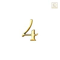 ราคา A-TENTORI ป้ายตัวเลขสีทอง ป้ายบ้านเลขที่ ตัวเลขบ้านเลขที่ 1-10 ป้ายเลขที่บ้าน อุปกรณ์ฟิตติ้ง แพนยูเนี่ยน (Pan Union) ป้ายเลข 4 (12113263)