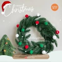 ราคา callingbrown พวง พุ่มไม้ พุ่มต้นสนคริสมาสต์ 40cm พุ่มไม้+บอล3 (12238190)