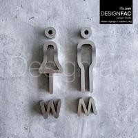 ราคา Designfac,ป้ายห้องน้ำสแตนเลสชายหญิงลายเส้น ป้ายสัญลักษณ์ห้องนำ้ สไตล์โมเดิร์น มินิมอล สวยทนทาน ลอฟท์ ผู้ชายM + ผู้หญิงW (12466980)