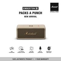 ราคา MARSHALL EMBERTON III CREAM - รับประกัน1ปี +ส่งฟรี (ลำโพงพกพา ลำโพง Bluetooth) (12446079)