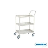 ราคา Jenstore Jumbo รถเข็นถาดเหล็กเชื่อมติดทั้งคัน 3 ชั้น รุ่น PT3-4006 รถเข็น 150 กก. (10500823)