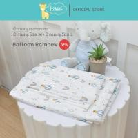 ราคา Idawin Set ผ้าขนหนู ผ้าเช็ดตัว ผ้าขนหนูเด็ก Micro nano M + L Balloon Rainbow (12231183)