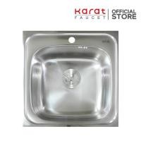 ราคา Karat Faucet ชุดอ่างซิงค์ล้างจาน แบบ 1 หลุม KK-01-010H-63 (12542941)