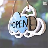 ราคา KAF ป้ายแขวน OPEN-CLOSED ป้ายเปิดปิด เมฆทูโทน อ่านง่ายเห็นชัดเจน แถมจุกยางสำหรับติดกระจก รุ่น Nsign-A (12607698)
