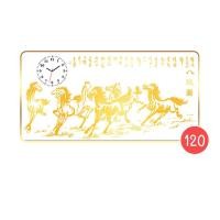 ราคา าสิริมงคล กรอบรูป นาฬิกาแขวนผนัง ตกแต่งผนัง ภาพม้า นาฬิกาไร้เสียงรบกวน เหมาะสำหรับแต่งห้องนั่งเล่น ห้องนอน ห้องทำงาน 16x32นิ้ว (40x80cm.) 120 (12679125)