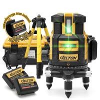 ราคา DELTON เครื่องวัดระดับเลเซอร์ 5 เส้น 360 องศา แสงสีเขียว รุ่นใหม่! DXR-5G แถมฟรี!! แบตเตอรี่ 2 ก้อน พร้อมขาตั้งวัดระดับ (12725030)