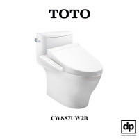 ราคา Toto สุขภัณฑ์ชิ้นเดียว 4.8 ลิตร พร้อมฝาอัตโนมัติ รุ่น CW887UW2R