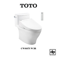 ราคา Toto สุขภัณฑ์ชิ้นเดียว 4.8 ลิตร พร้อมฝาอัตโนมัติ รุ่น CW887UW3R